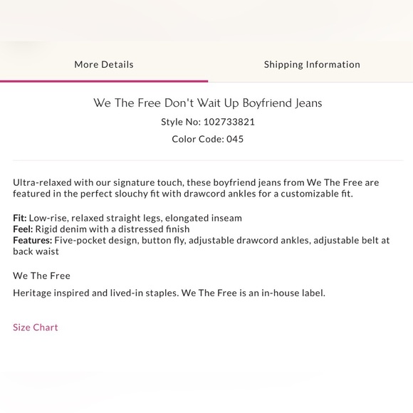 NWT Free People Don’t Wait Up Baggy Boyfriend Distressed Jeans ~ Light Wash - Picture 15 of 16